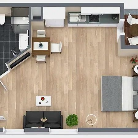 Appartementhaus Warnemuende شقة