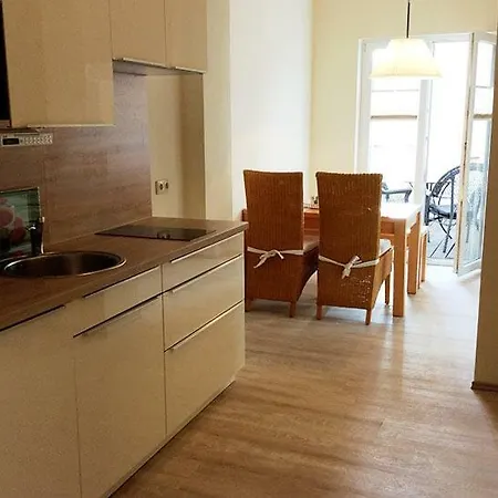 شقة Appartementhaus Warnemuende روستوك