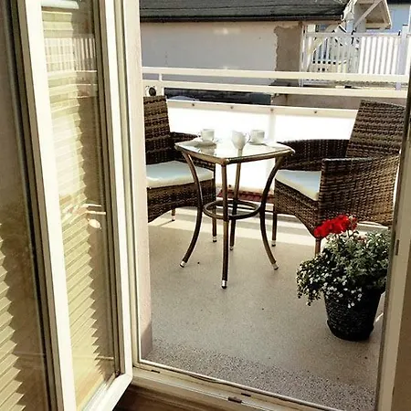 شقة Appartementhaus Warnemuende روستوك